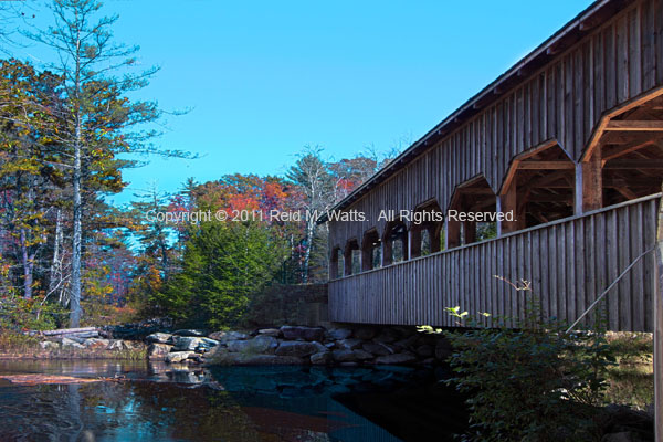 Covered Bridge Above High Falls