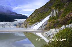 Nugget Falls at Mendenhall Glacier