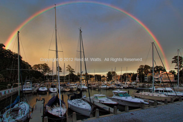 Rainbow Over Harbour