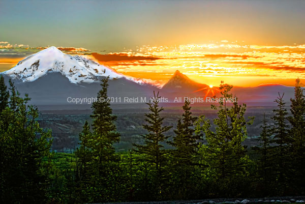 When The Sun Comes Up - Wrangell NP, Alaska