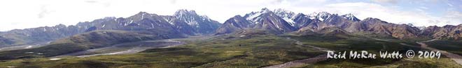 Polychrome Pass Panorama, Denali NP - Available as print up to 60" wide.  Call for details.